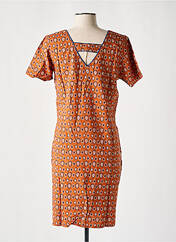Robe courte marron COTON DU MONDE pour femme seconde vue
