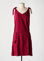 Robe mi-longue rouge COTON DU MONDE pour femme seconde vue