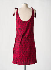 Robe mi-longue rouge COTON DU MONDE pour femme seconde vue