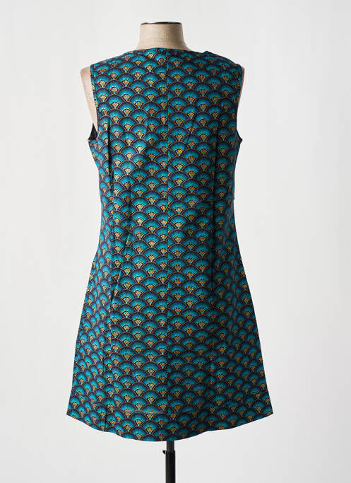 Robe courte bleu COTON DU MONDE pour femme