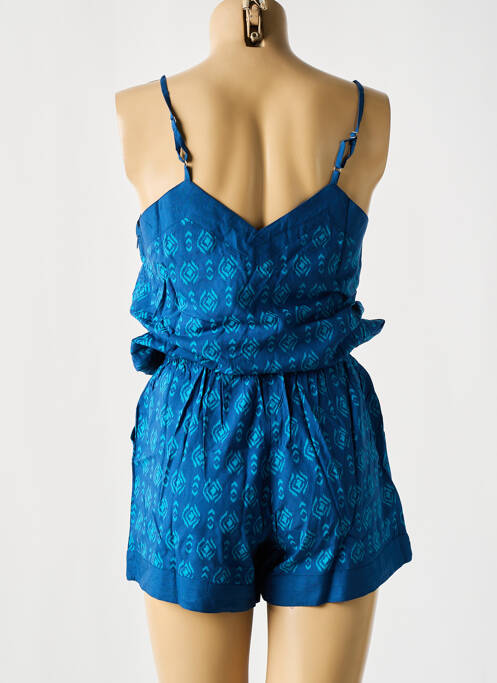 Combishort bleu COTON DU MONDE pour femme