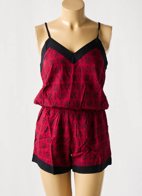 Combishort rouge COTON DU MONDE pour femme