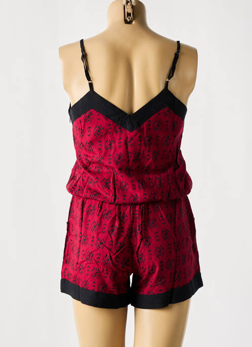 Combishort rouge COTON DU MONDE pour femme