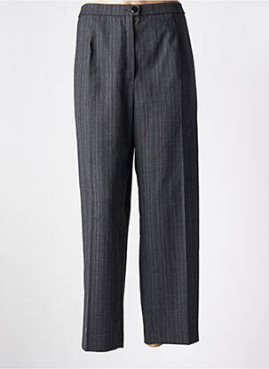 Pantalon droit taille élastique gris KARTING femme