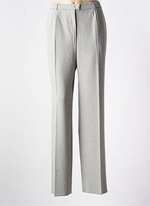 Pantalon droit taille élastique gris KARTING femme