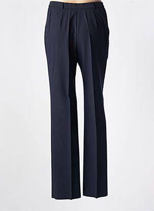 Pantalon droit taille élastique bleu KARTING femme