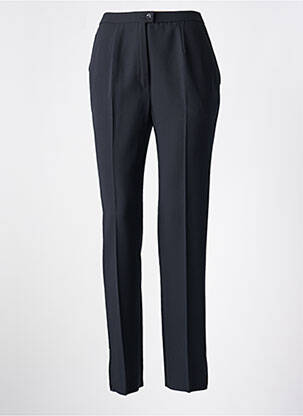 Pantalon droit taille élastique bleu KARTING femme