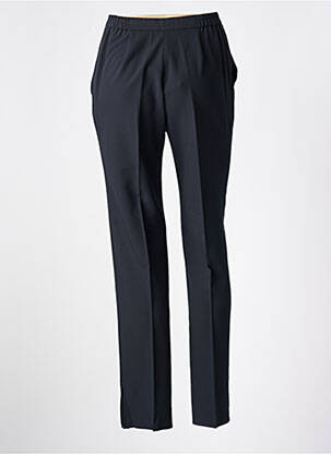 Pantalon droit taille élastique bleu KARTING femme