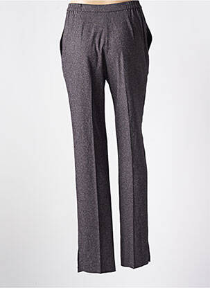 Pantalon droit taille élastique gris KARTING femme