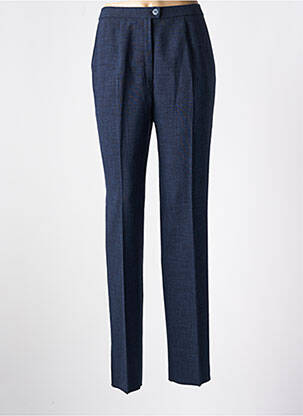 Pantalon droit taille élastique bleu KARTING femme