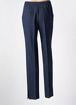 Pantalon droit taille élastique bleu KARTING femme