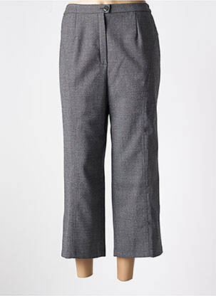 Pantalon 7/8 taille élastique gris KARTING femme