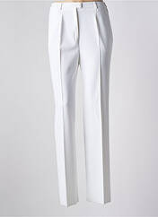 Pantalon droit blanc KARTING pour femme seconde vue