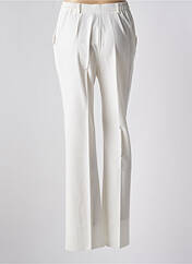 Pantalon droit blanc KARTING pour femme seconde vue