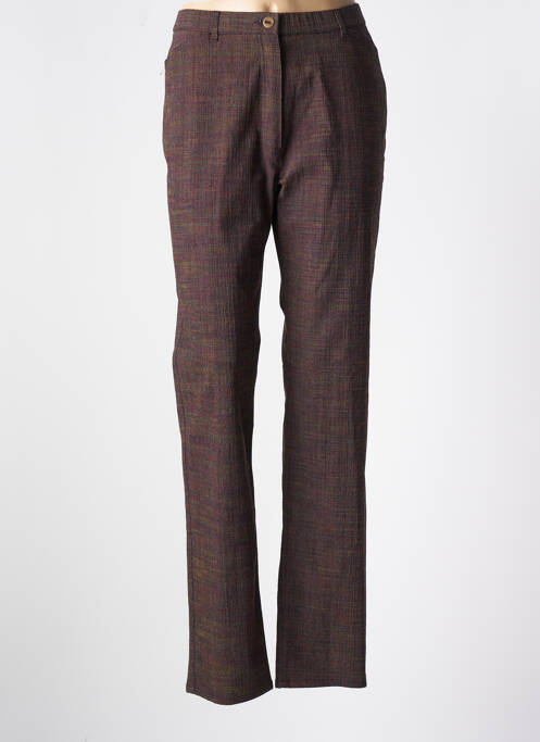 Pantalon droit marron KARTING pour femme