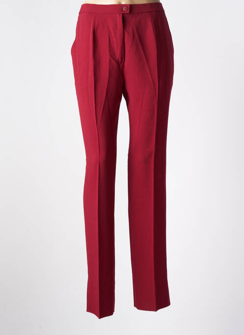 Pantalon droit rouge KARTING pour femme