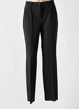 Pantalon droit taille haute taille haute noir FE EDITION femme