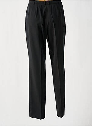 Pantalon droit taille haute taille haute noir FE EDITION femme