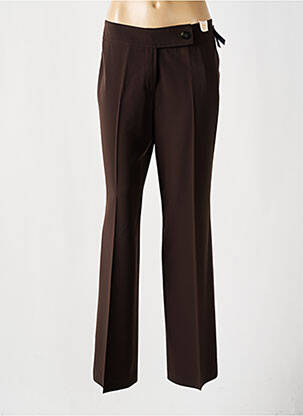 Pantalon flare taille normale taille normale marron GARDEUR femme
