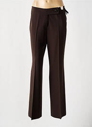 Pantalon flare taille normale taille normale marron GARDEUR femme
