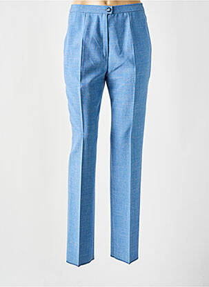 Pantalon slim poches taille haute bleu KARTING femme