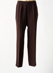 Pantalon droit marron FEDORA pour femme seconde vue
