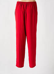 Pantalon droit rouge INTUITION pour femme seconde vue