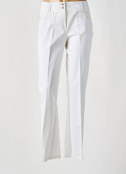 Pantalon droit beige PAUSE CAFE pour femme