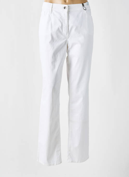 Pantalon droit blanc GARDEUR pour femme