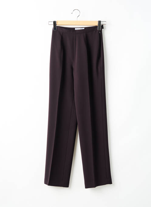 Pantalon droit noir FEDORA pour femme
