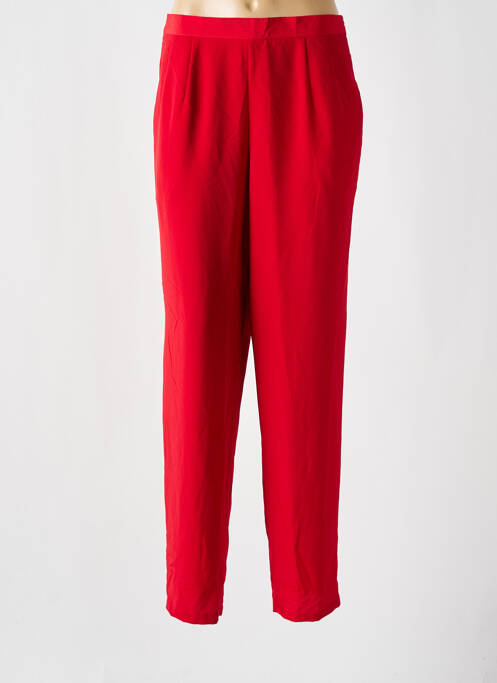Pantalon droit rouge INTUITION pour femme