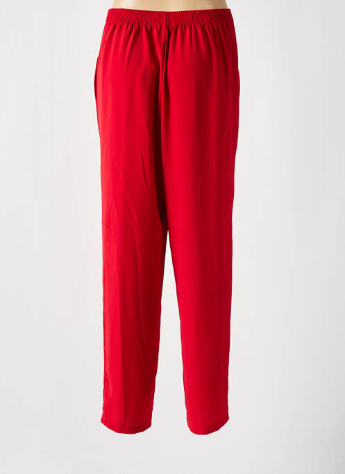 Pantalon droit rouge INTUITION pour femme