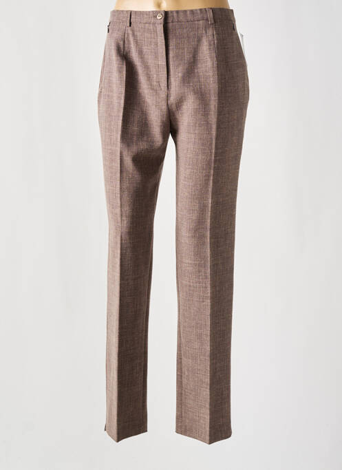 Pantalon slim marron GUY DUBOUIS pour femme