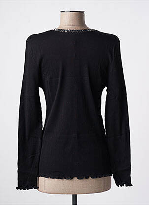 Gilet manches longues stretch noir ARTIMAGLIA femme
