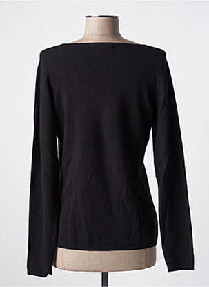 Pull coupe cintrée manches longues noir JEAN DELFIN femme
