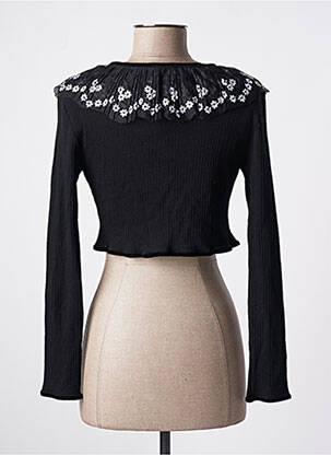 Boléro col rond noir ARTIMAGLIA femme