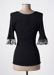 Gilet manches courtes noir ARTIMAGLIA pour femme seconde vue