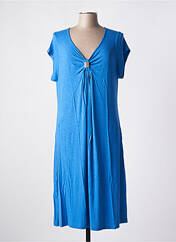 Robe mi-longue bleu VANIA pour femme seconde vue