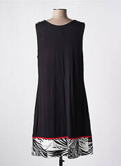 Robe mi-longue noir VANIA pour femme seconde vue