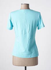 T-shirt bleu PAUSE CAFE pour femme seconde vue