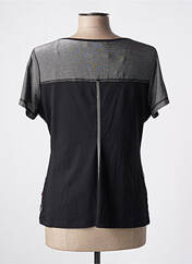 T-shirt noir QUATRE VINGT JOURS pour femme seconde vue