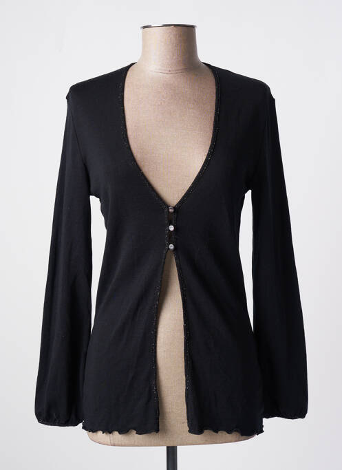 Gilet manches longues noir ARTIMAGLIA pour femme