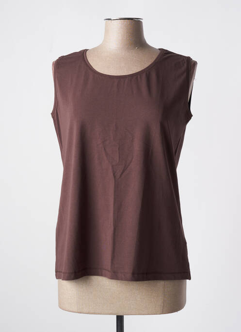 Débardeur marron BARBARA LEBEK pour femme