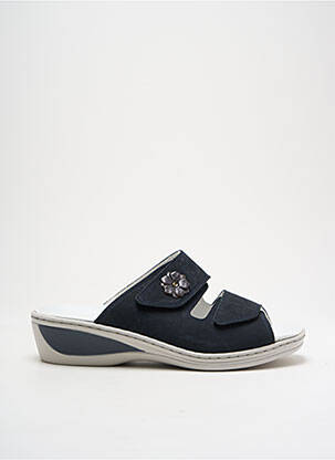 Mules/sabots voute plantaire talon de 4 à 6cm bleu ARA femme