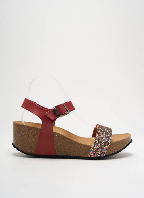 Sandales/Nu pieds rouge K.DAQUES pour femme