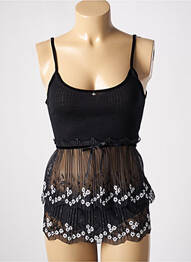 Ensemble lingerie bretelles élastiquées ajustables noir ARTIMAGLIA femme