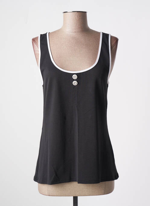 Top noir ANTIGEL pour femme