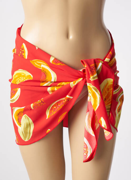 Paréo rouge HUIT pour femme