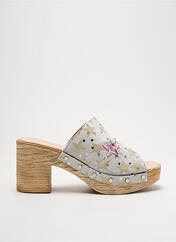 Mules/Sabots gris NEMONIC pour femme seconde vue