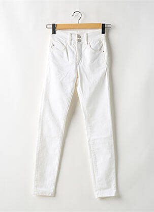 Pantalon slim poches blanc SALSA femme
